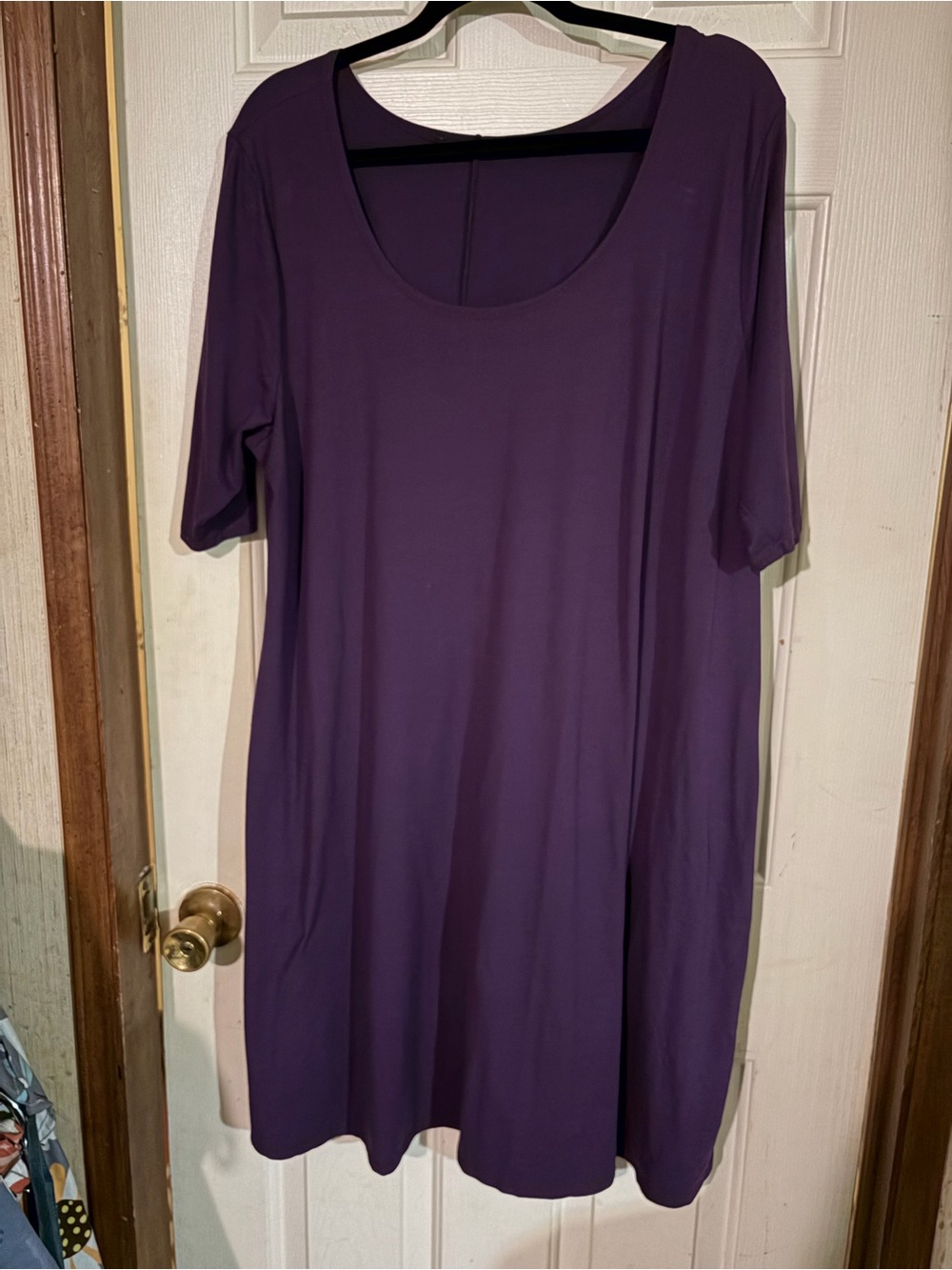 Justice Purple Scoop Neck Tunic Dress
